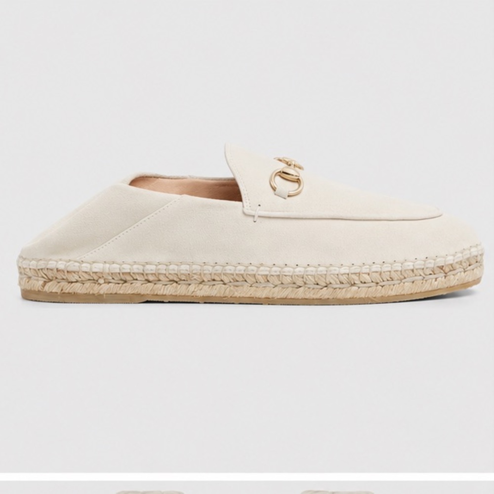 Brand New Gucci Horsebit Loafers Convertible Mule White Leather US 8.5/ EU 38.5 - Picture 4 of 5